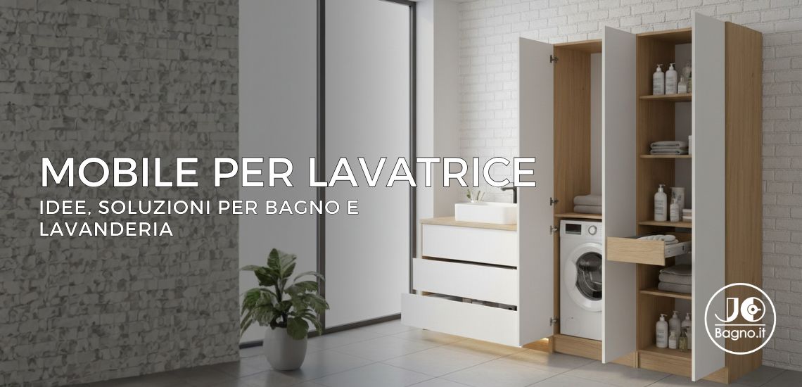 mobile per lavatrice bagno e lavanderia