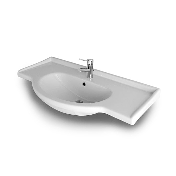 Ceramica Amerina Civita Castellana.Lavabi Incasso Top Lavabo Integrale Semincasso Combi 88