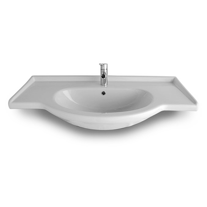 Ceramica Amerina Civita Castellana.Lavabi Incasso Top Lavabo Integrale Semincasso Combi 97