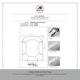 Copriwater Boxer Ceramica Artigianato Ceramico