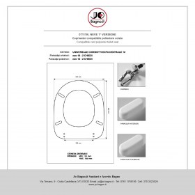 Copriwater Neve I° Versione Ceramica Catalano