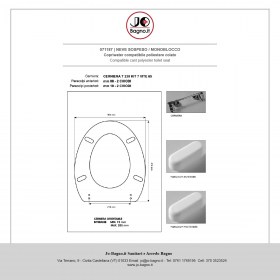 Copriwater Neve Sospeso/Monoblocco Ceramica Catalano