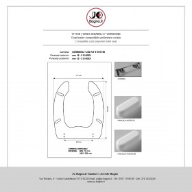 Copriwater Vaso Disabili 2° Versione Ceramica Falerii