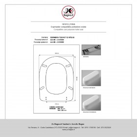 Copriwater Fidia Ceramica Flaminia