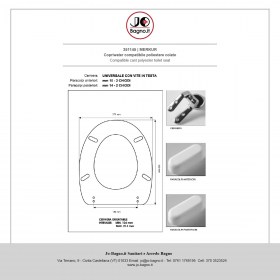 Copriwater Merkur Ceramica Olympia