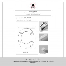 Copriwater Victoria Ceramica Roca