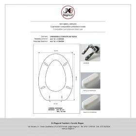 Copriwater Spazio Ceramica Scala