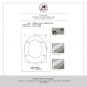 Copriwater Bull Ceramica Esedra