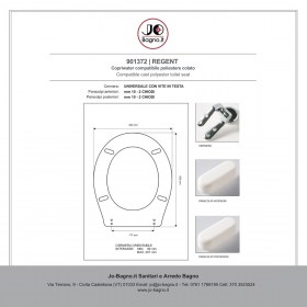 Copriwater Regent Alfa Ceramiche