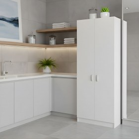 Colonna lavatrice-asciugatrice 70x70 con ante