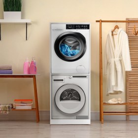 Colonna lavatrice-asciugatrice 70x70 a giorno ambientata
