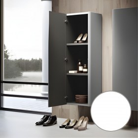 Colonna bagno ripiani sospesa h130 cm MARYL - BIANCO OPACO