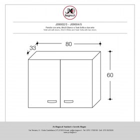 Pensile cucina 80xh60 - Tecnica