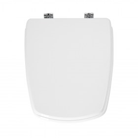 Copriwater MDF anima in legno Bianco