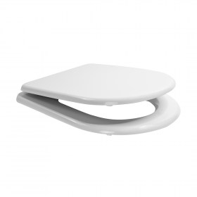 Copriwater in MDF Bianco Seduta e Copriwater Cerniere Incluse