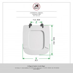 Copriwater Evolution Ceramica Simas in MDF - Tecnica