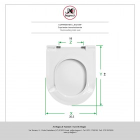 Copriwater in termoindurente Bianco