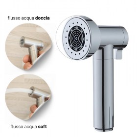 Idroscopino WC ideale per sostituire il Bidet in Bagno Versione Cromo