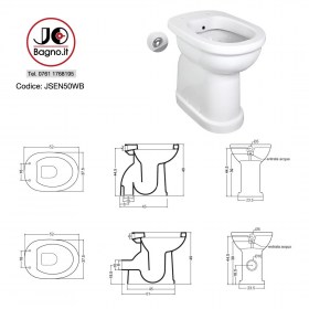 WC BIDET SENIOR Scheda Tecnica