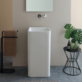 Lavabo in ceramica centro stanza QUADRO