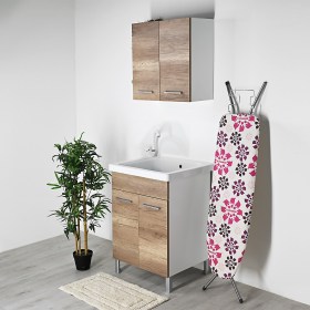 Mobile DOMINA Mix Wood con lavatoio 60x60 / 60x50