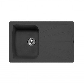 Lavello Cucina Fragranite vasca 86x50 reversibile - Nero