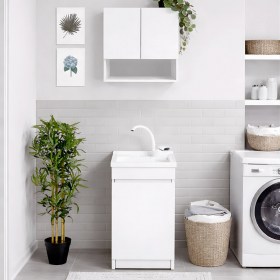 Mobile Lavatoio ZARA 45x50 Bianco Minimal