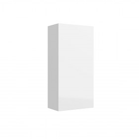 Pensile bagno e lavanderia sospeso 30x16xh60 un anta bianco lucido