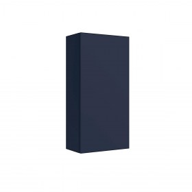 Pensile bagno e lavanderia sospeso 30x16xh60 un anta blu satinato