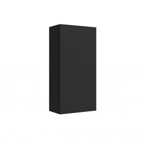 Pensile bagno e lavanderia sospeso 30x16xh60 un anta nero satinato