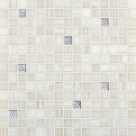 ST37 Corallo Mix Bianco Mosaico in Pasta di Vetro a Gioielli Incastonati