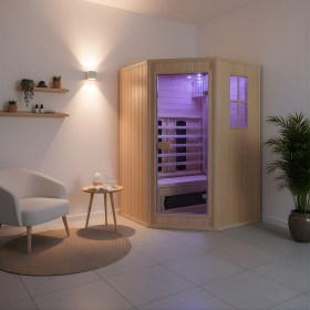 Sauna infrarossi finlandese combinata 2 persone FLAVIA