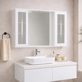 Specchiera 2 Ante Inglesina con Faretto Led 92 