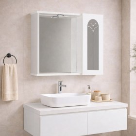 Specchiera un Anta Palme con Faretto Led 68 