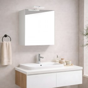 specchio contenitore per il bagno filo lucido 57xh58