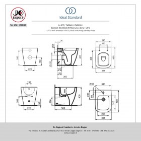 Sanitari Terra I-LIFE S tecnica - Ideal Standard