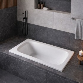 Vasca da bagno rettangolare CASSIA 120x70 senza sedile