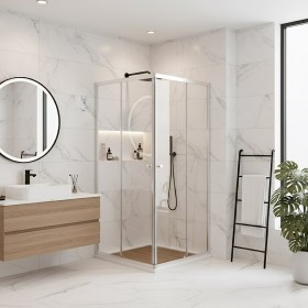 box doccia angolare offerta 70x90 80x80 80x100 80x120 cromato