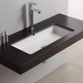 Lavabo sottopiano City 84x39 SM Ceramica