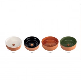 Colori Smalto Lavabo Free Standing INDEX RED in Terracotta