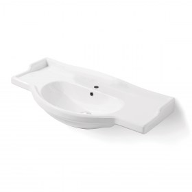 Top lavabo integrale semincasso EQUA STYLE ideale per mobili, piani in marmo o in legno