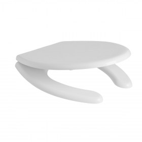 Copriwater poliestere colato bianco lato aperto Abele Ceramica Pozzi Ginori