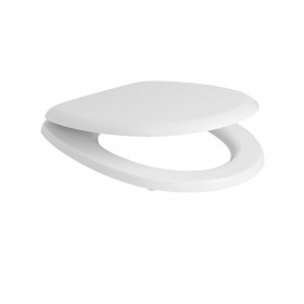 Copriwater poliestere colato bianco lato aperto Bull Ceramica Esedra