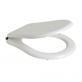 Copriwater poliestere colato bianco lato aperto Contea Ceramica Axa