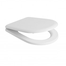 Copriwater poliestere colato bianco lato aperto Fidia Ceramica Flaminia