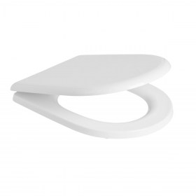 Copriwater poliestere colato bianco lato aperto Neve Ceramica Catalano