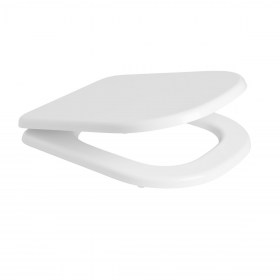 Copriwater poliestere colato bianco lato aperto Oasi Ceramica Pozzi Ginori