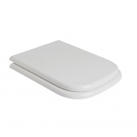 Copriwater poliestere colato bianco lato chiuso Boxer Ceramica Artigianato Ceramico