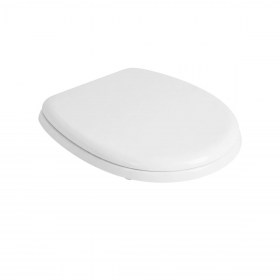 Copriwater poliestere colato bianco lato chiuso Bull Ceramica Esedra