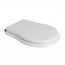 Copriwater poliestere colato bianco lato chiuso Contea Ceramica Axa